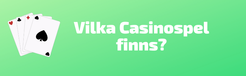 Casinospel på nya sajter