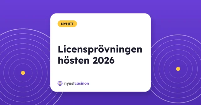 Licensprövningen hösten 2026